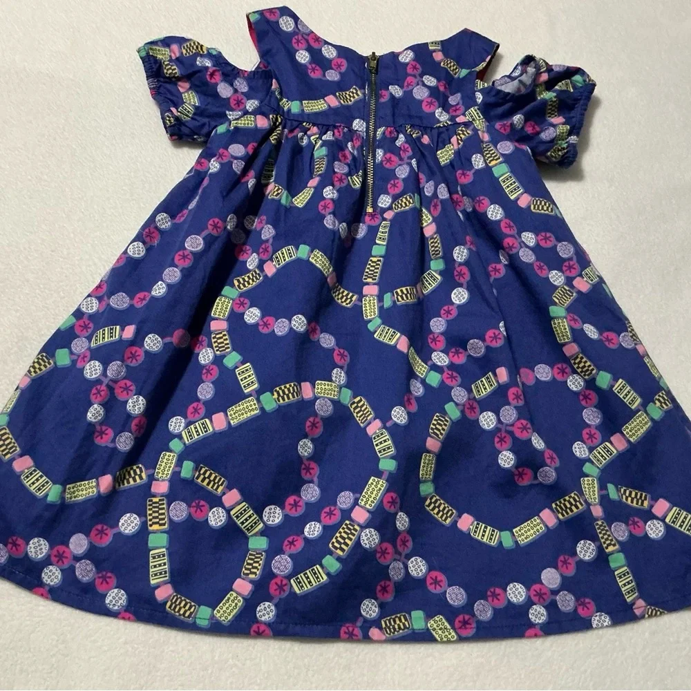 OshKosh B'gosh all cotton lined blue casual dress for spring and summer size 3T